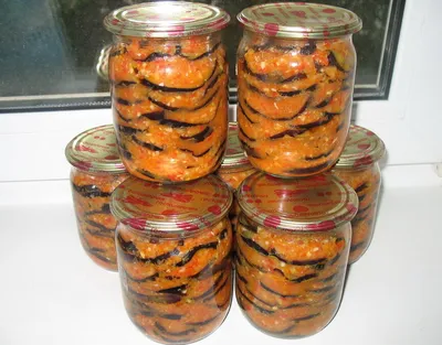 Баклажаны с помидорами на зиму с фото фото