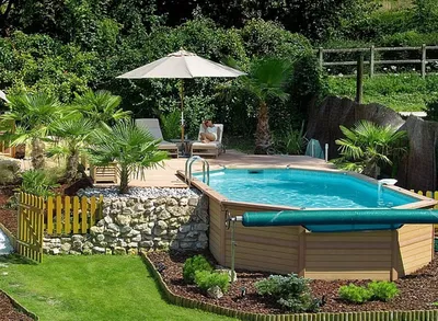 Luxury-пляж в вашем саду: лучшие приемы оформления зоны у бассейна |  Садовая мебель «Вишневый Садъ» | Дзен