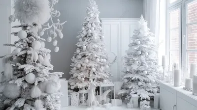 Белая новогодняя ель \"Tundra Platinum\" - 180 см | ru | Elka2k