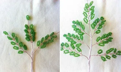 Береза из бисера: зеленое деревце своими руками (фото)