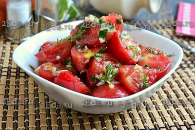 Салат из помидоров по-корейски - пошаговый фоторецепт | Еда, Кулинария,  Рецепты еды