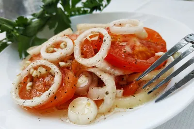 Салат из помидоров с сыром страчателла - рецепт автора Марина Алексеева  💫Амбассадор
