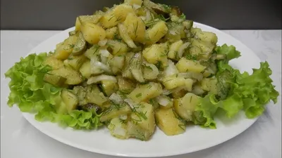 Улетный салат из картофеля на каждый день - YouTube