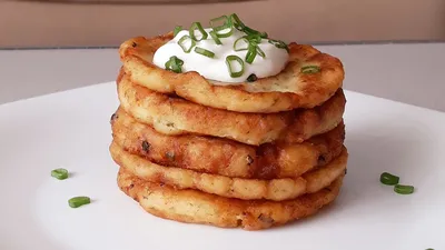 Что приготовить если остался отварной картофель!Potato pancakes! - YouTube