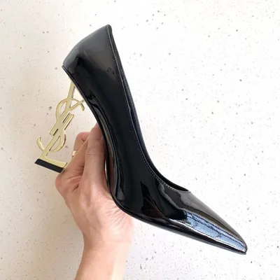 Женские туфли Yves Saint Laurent черные LM-15575 – Lazurka Mall