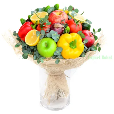 Купить букет из овощей \"Овощной пирог\" по доступной цене с доставкой в  Москве и области в интернет-магазине Город Букетов