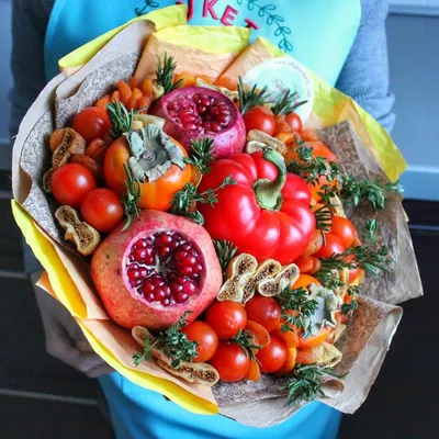 Купить овощной букет в Минске с бесплатной доставкой недорого