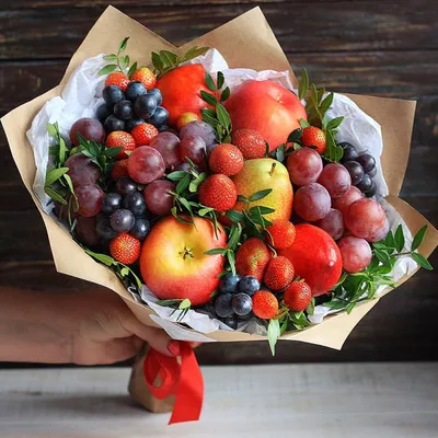 Букет из овощей и цветов \"Лига Индиго\" купить в Краснодаре недорого -  доставка 24 часа