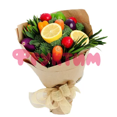 Купить букет овощной \"Салатик\" по доступной цене с доставкой в Москве и  области в интернет-магазине Город Букетов
