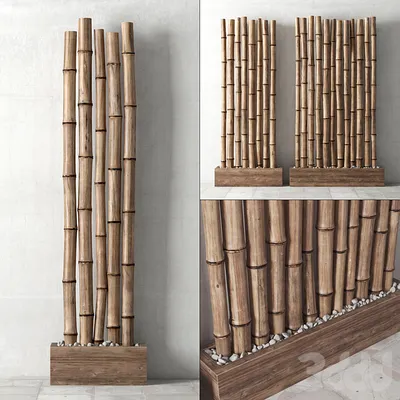 Decor bamboo №14 / Декор из бамбука №14 - Другие предметы интерьера - 3D  модель
