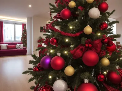 Украшение новогодней ёлки: от выбора стиля до воплощения Как украсить | Новогодний  декор дома | Постила