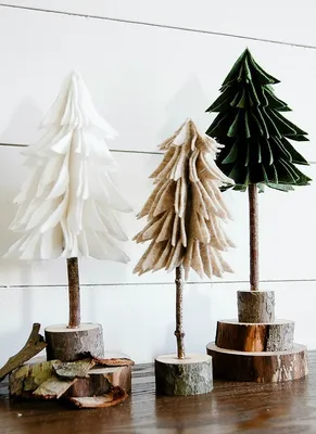 Новогодний декор своими руками: елка из эко-материалов