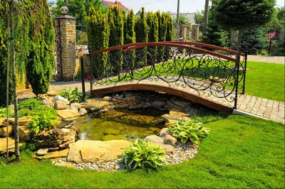 Кованые мостики для сада – Металлмонтаж