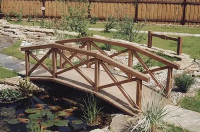 Ландшафтный дизайн: применение садовых мостиков - «Сады и Парки»