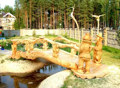 ≡ Декоративные садовые мостики на заказ в Киеве | Woodom