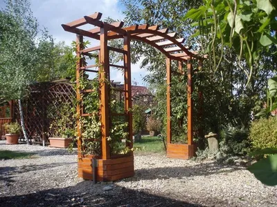 Мельница декоративная для сада из дерева №4, для дачи, участка купить на  заказ