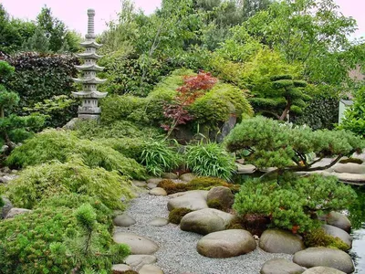 Японский сад Монако | Ландшафтный дизайн садов и парков