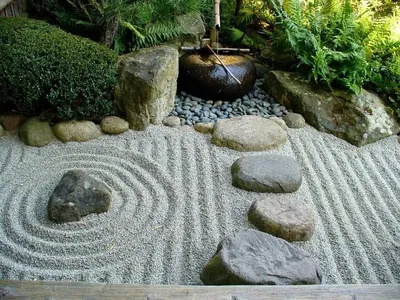 Набросок японского сада - 33 фото