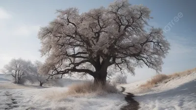 Фото: Зима и листья дуба. ivanna. Природа. Фотосайт Расфокус.ру
