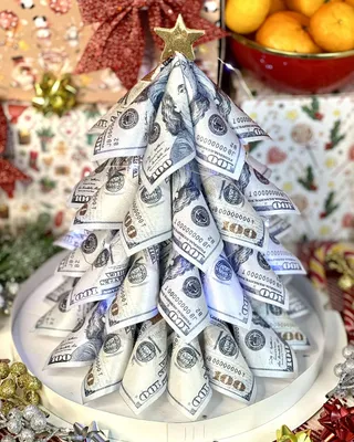 елка из денег/money tree - YouTube
