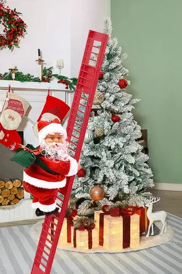 Рождественский кулон Санта-Клаус, подвесная кукла, лестница, веревочная  лестница, фестивальное украшение, подвесной декор для рождественской елки –  лучшие товары в онлайн-магазине Джум Гик