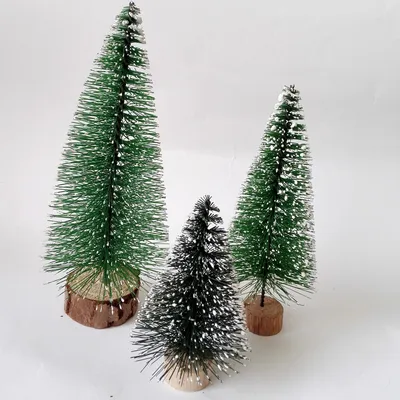 Светящиеся мини-елочки, красивые маленькие искусственные рождественские елки,  украшения для стола, рождественские украшения для дома – купить по низким  ценам в интернет-магазине Joom