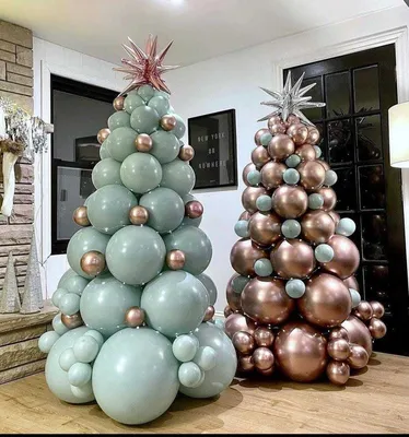 Новогодняя елка из нобилиса с шарами: купить, цена, недорого — Москва