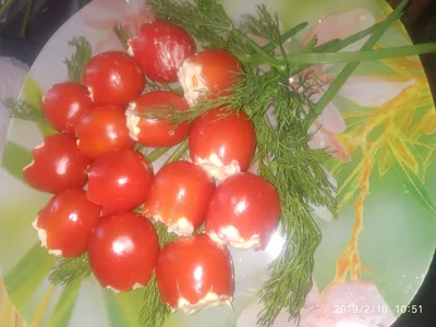 Вкуснейшая закуска Тюльпаны из помидоров на 8 марта! - YouTube