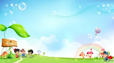 мультфильм фон детского сада Обои Изображение для бесплатной загрузки -  Pngtree