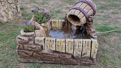 Декоративный фонтан для сада своими руками (38 фото) » НА ДАЧЕ ФОТО