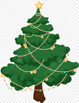 Красочная новогодняя елка Зеленая новогодняя елка Рисованной елки  Рождественская елка иллюстрация PNG , рождественская елка клипарт,  творческие елку, красочная рождественская елка PNG картинки и пнг PSD  рисунок для бесплатной загрузки