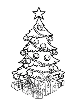 Рисунок елки новогодней карандашом легко и красиво поэтапно (49 фото) »  рисунки для срисовки на Газ-квас.ком