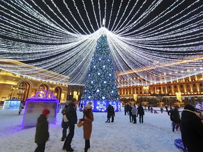 Москва. Самая красивая елка.