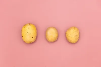 Два мужчины кушают одну картошку …» — создано в Шедевруме