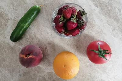 Идеи для фото с фруктами и овощами - домашняя фотостудия