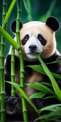 EN/RU WWF little panda🐼🐼🐼))) . . Присоединяюсь к движению  #wwf_illustrators ! Потому что панды милые, а бамбук - зелёный😂💚😂 А ещё  п… | Панда, Бамбук, Рисунки