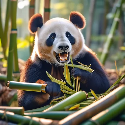 Почему панды едят только бамбук и не могут перейти на другую диету? |  Животный мир: открытия и приключения | Дзен