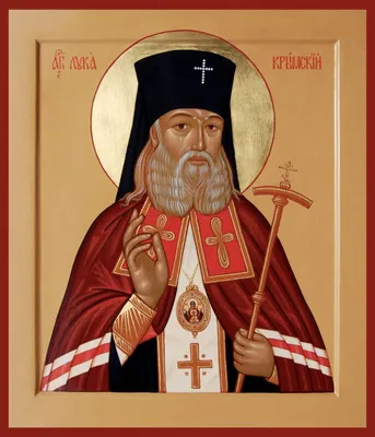 Святой Лука (Войно-Ясенецкий) Крымский, икона - размер 22х29х4 см - купить  в православном интернет-магазине Ладья