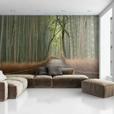 Пользовательские обои HD бамбук новости безопасные бамбуковые фотообои для  гостиной ТВ фон для стен декоративные картины фрески | AliExpress