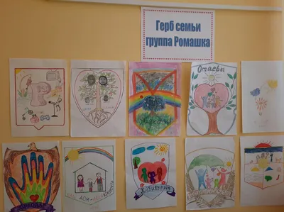 Выставка «Герб нашей семьи» — Детский сад № 118 г. Тюмени