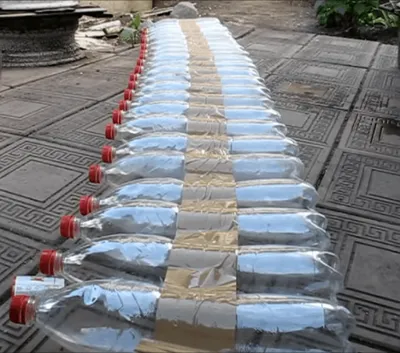 Высокие грядки из пластиковых бутылок: еще один способ утеплить посадки |  Наша Дача | Дзен