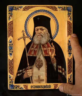 Святой Лука Крымский - rusikon.ru - рукописная икона