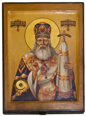 Живописная храмовая икона святителя Луки | Мастерская Радонежъ