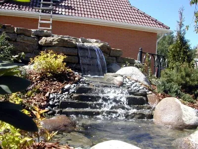 Декоративный водопад для дома и сада