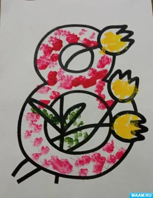 8 Марта — раскраски для детей скачать онлайн бесплатно