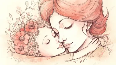 Как нарисовать красивый рисунок Для Мамы на День Матери | Супер Открытка  Маме | Рисунки Юльки - YouTube