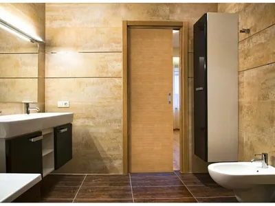 Полная установка межкомнатной двери в ванной комнате своими руками. -  YouTube
