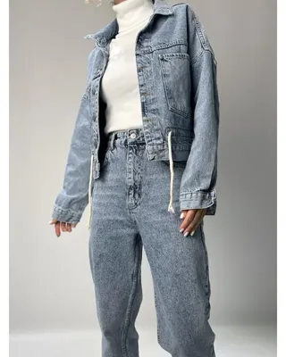 Модные джинсовые куртки 2023-2024 года, фото, с чем носить джинсовую куртку  | Denim jacket outfit, Denim jacket women, Fashion clothes women