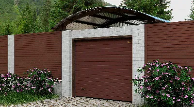 Секционные гаражные ворота | Купить подъемные ворота для гаража в Рязани |  ВоротаРоллеты