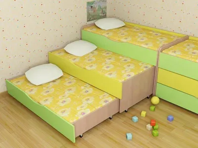 Какую выбрать кровать для детского сада